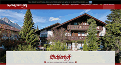 Desktop Screenshot of hotel-bichlerhof-mittenwald.de